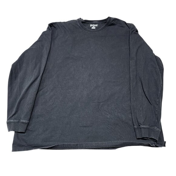 Duluth Trading Co. 2XL Longtail T Relaxed Fit Men Long Sleeve Shirt Cotton Black - Picture 3 of 7